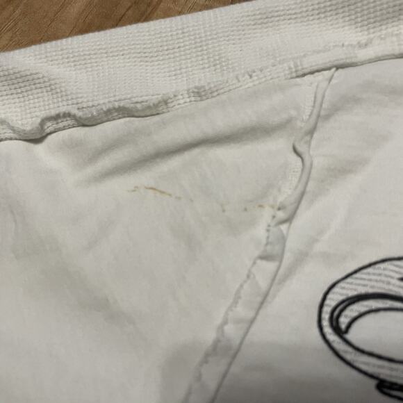 Affliction Signature Georges St Rush White T-Shirt Y2K Distressed Men 2XL STAINS - Picture 14 of 16